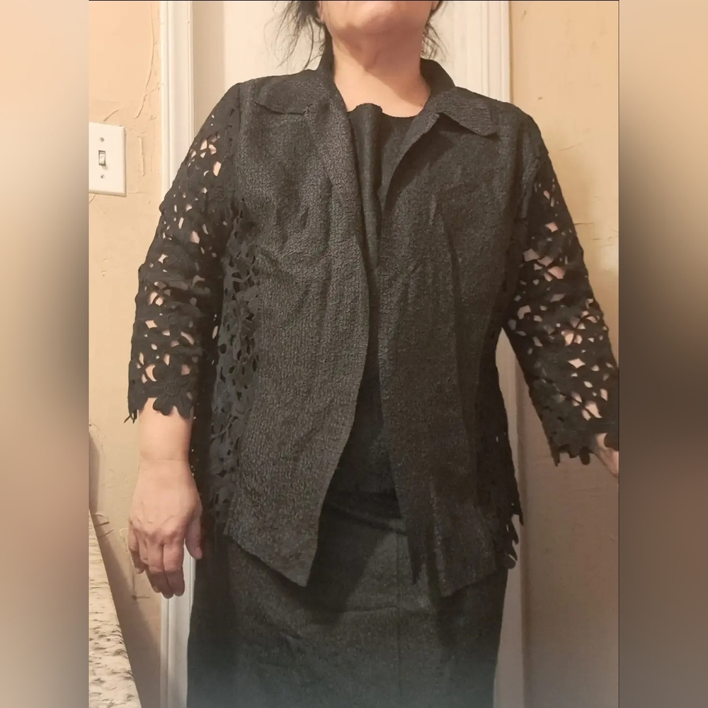 3PC BLACK SUIT SIZE 18W PLUS